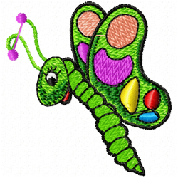 Insectes Embroidery Design 11